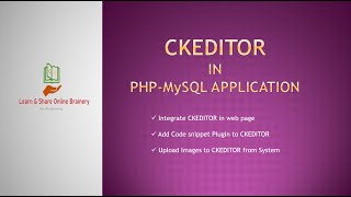 Integrating Rich Text Editor in your web page  How to use CKEditor in your web application in Tamil [upl. by Siladnerb]