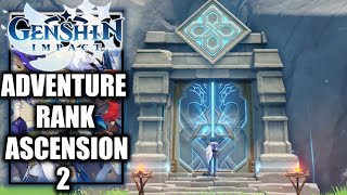 Genshin Impact – Adventure Rank Ascension 2 [upl. by Newra710]