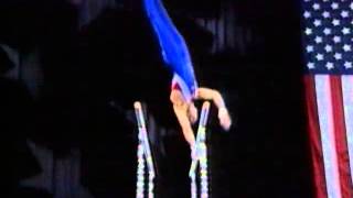 John Macready  Parallel Bars  1997 US Gymnastics Championships  Men [upl. by Yelssew825]