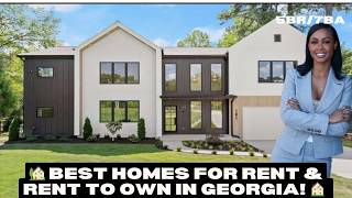 🏡 Best Homes for Rent amp Rent to Own in Georgia 🏠 Atlanta Homes for Sale 5 Bedroom [upl. by Sivahc]