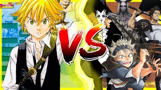 MELIODAS Nanatsu no Taizai VS TODO UNIVERSO DE BLACK CLOVER  DUELO MORTAL [upl. by Cherey]