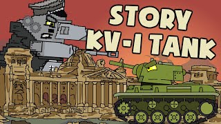 Story of Kliment Voroshilov KV1 Tank  Cartoons about tanks [upl. by Rozanna]