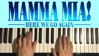 ABBA  Mamma Mia Piano Tutorial Lesson [upl. by Ocihc]