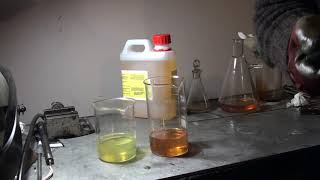 Diesel fuel  pigment removal chemical bleaching [upl. by Yllac]