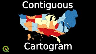 QGIS 318 Contiguous Cartograms [upl. by Terhune586]