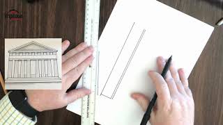 How to Draw a Simple Parthenon [upl. by Ainesej]