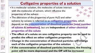 🔴 Colligative properties of Solutions DrHazem Sayed [upl. by Munniks230]