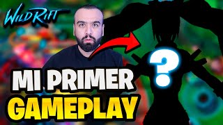 MI PRIMER GAMEPLAY CON ESTE CAMPEÓN  Wild Rift [upl. by Vasily]