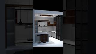 MODULAR KITCHEN INTERIOR DESIGN AMDESIGNS17 interiordesign kitchen 3d [upl. by Maryjane]