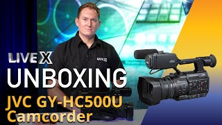 Unboxing JVC GYHC500U Camcorder [upl. by Rosalynd]