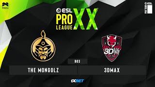 MONGOLZ vs 3DMAX  EPL S20  Group stage  BO3  MN cast [upl. by Nadirehs854]