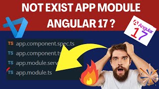 APPMODULE NOT FOUND I NEW PROJECT I ANGULAR 17 [upl. by Moriarty]