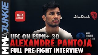 Alexandre Pantoja ready to step in to title fight  UFC on ESPN 30 prefight interview [upl. by Lanfri857]