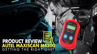 Autel Maxiscan MS300 OBD2 Scanner Review A Comprehensive Look at This Affordable Scan Tool [upl. by Nodlew]