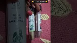 Brillare face wash Neem amp rose 🌿🌹youtubeindia facewash review shorts explore brillare [upl. by Nila624]