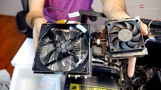 Como cambiar el enfriador de CPU de tu PC por un MONSTRUO [upl. by Imarej94]