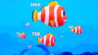 Fishdom Ads Mini Game 16 hungry Fish New Level gameplay ads 🐟🐠 [upl. by Tteraj]