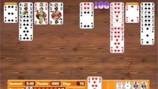 Spider Solitaire online spielen Gameduell 3930 [upl. by Yrnehnhoj361]