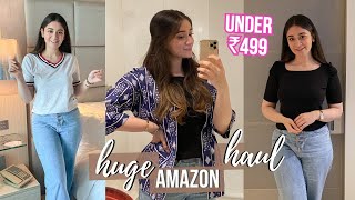 Huge Amazon Haul EVERYTHING UNDER 499  Tryon Haul [upl. by Nerual573]