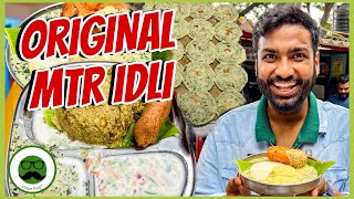 Original MTR Idli in Bangalore amp Breakfast  Veggie Paaji [upl. by Allisurd904]