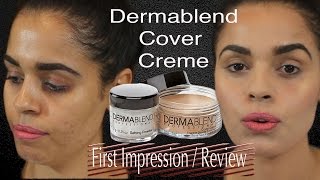 First Impressions  Review Dermablend Cover Creme plus Tattoo cover up chit chat [upl. by Syverson]