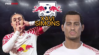 كيفية انشاء تشافي سيمونز في بيسHow to create Xavi Simons in PES [upl. by Charleton]