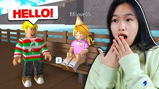 I met a BOY Roblox Bloxburg Roleplay [upl. by Sands]