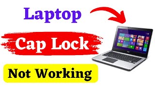 Caps lock not working  Caps lock key not working on laptop  CAPS LOCK key stuck  Easy solution [upl. by Ayhdnas160]