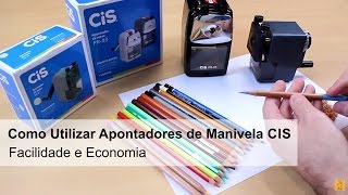 Como Utilizar Apontador de Lápis com Manivela [upl. by Emerald761]