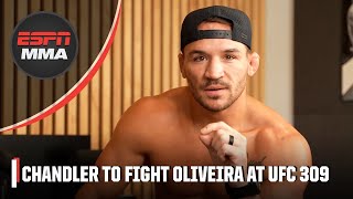 Michael Chandler explains why he’s accepted a fight vs Charles Oliveira [upl. by Malvina]