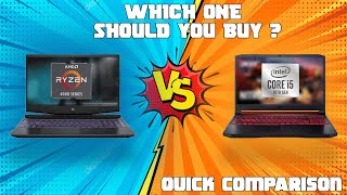 Ryzen 5 4600H vs Intel i5 10300H  Full Comparison  Which one should you buy [upl. by Atiuqcaj]