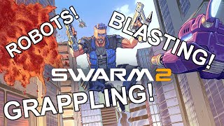 A High Flying VR ACTION Game  Swarm 2 Review and Retrospective [upl. by Nolaj293]