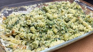 Nudelauflauf 🍝 mit Spinat Leckeres und schnelles Ofenrezept mit Pasta einfaches Rezept [upl. by Margarethe175]