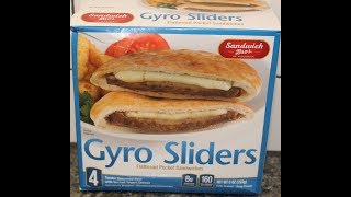 Sandwich Bros of Wisconsin Gyro Sliders Review [upl. by Norre]