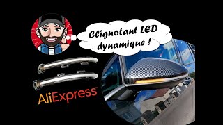 Montage Clignotants Dynamiques Aliexpress sur Golf 7 [upl. by Ennayelsel]