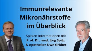 Immunrelevante Mikronährstoffe im Überblick  Uwe Gröber amp Prof Jörg Spitz [upl. by Sset]