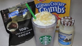 Starbucks SMores Frappuccino Recipe [upl. by Bills492]