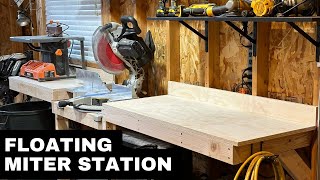 Building a Simple amp Functional Floating Miter Station [upl. by Landry]