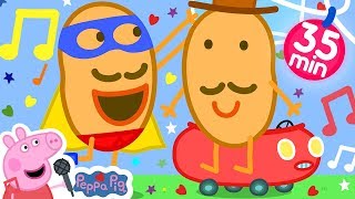 Peppa Pig Songs 🌟 Super Potato Theme Song 🎵 Peppa Pig My First Album 6  Kids Songs  Baby Songs [upl. by Attenyw]