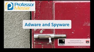 Adware and Spyware  CompTIA Security SY0401 31 [upl. by Raffarty21]