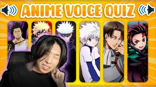 DATTE KIMI YOWAI MO Guess The Anime Character Voice Challenge 🥵 [upl. by Letram506]