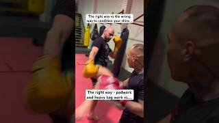 How to condition your shins for Muay Thai muaythai thaiboxing [upl. by Chong]