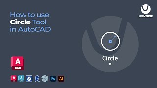 AutoCAD 2D Course Chapter1  Lesson4  I How to use CIRCLE tool in AutoCAD [upl. by Asilaj]