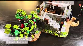 Building Lego in Stop Motion  Medieval Blacksmith’s Shop  part 1 [upl. by Neomah]