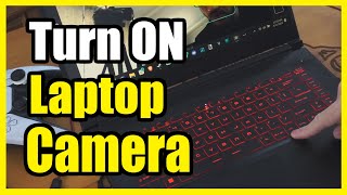 How to Turn ON CAMERA on Laptop PC on Windows 11 Not Working Camera [upl. by Valentina]