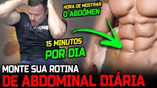 ABDOMINAIS EM CASA  APENAS 15 MINUTOS POR DIA [upl. by Gerty]