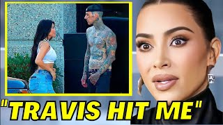 Kim Kardashian GONE MAD After Travis Barker Slapped Her For Blackmailing Kourtney [upl. by Lanti]