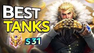 Top 5 BEST Tank in Solo Rank  Season 31  MLBB [upl. by Mancino]