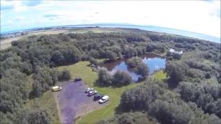 Aerial views of Broom Fisheries Newbie near Annan [upl. by Rina467]