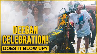 Does it Blow up  Haiden Deegan Championship Celebration [upl. by Fletcher328]